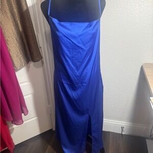 Forever 21 Strapless Royal Blue Dress